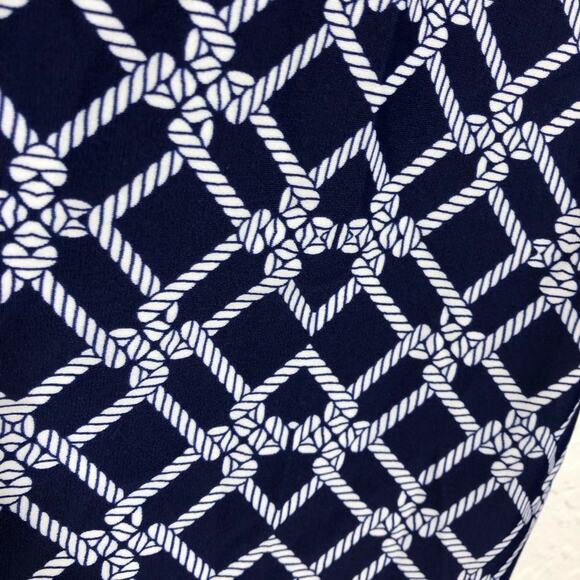 Jude Connally blue white nautical rope sleeveless wide leg jumpsuit size Small - Picture 13 of 15